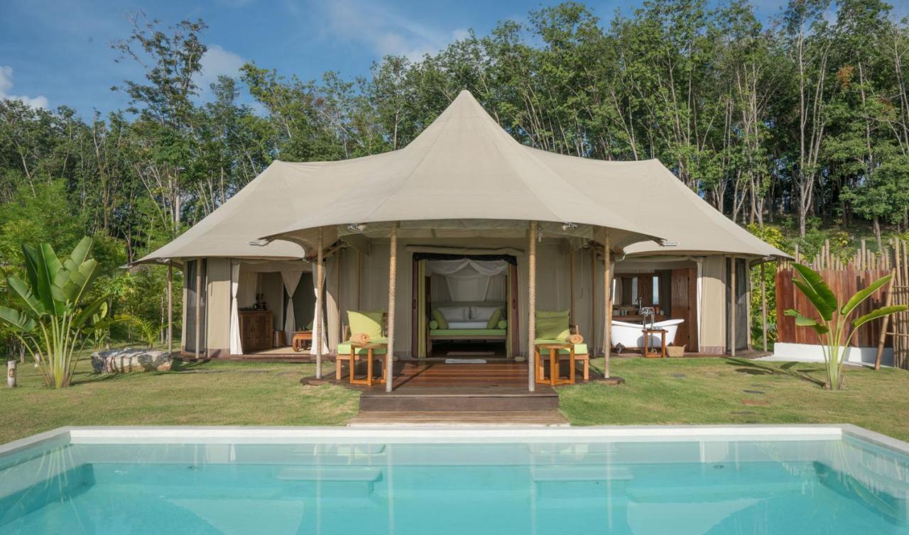 9 Hornbills Tented Camp (Adults Only) Ko Yao Noi Exteriör bild